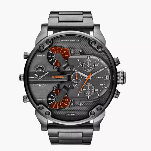 DIESEL DZ7315 GRAY DIAL GUNMETAL STAINLESS STRAP MENS